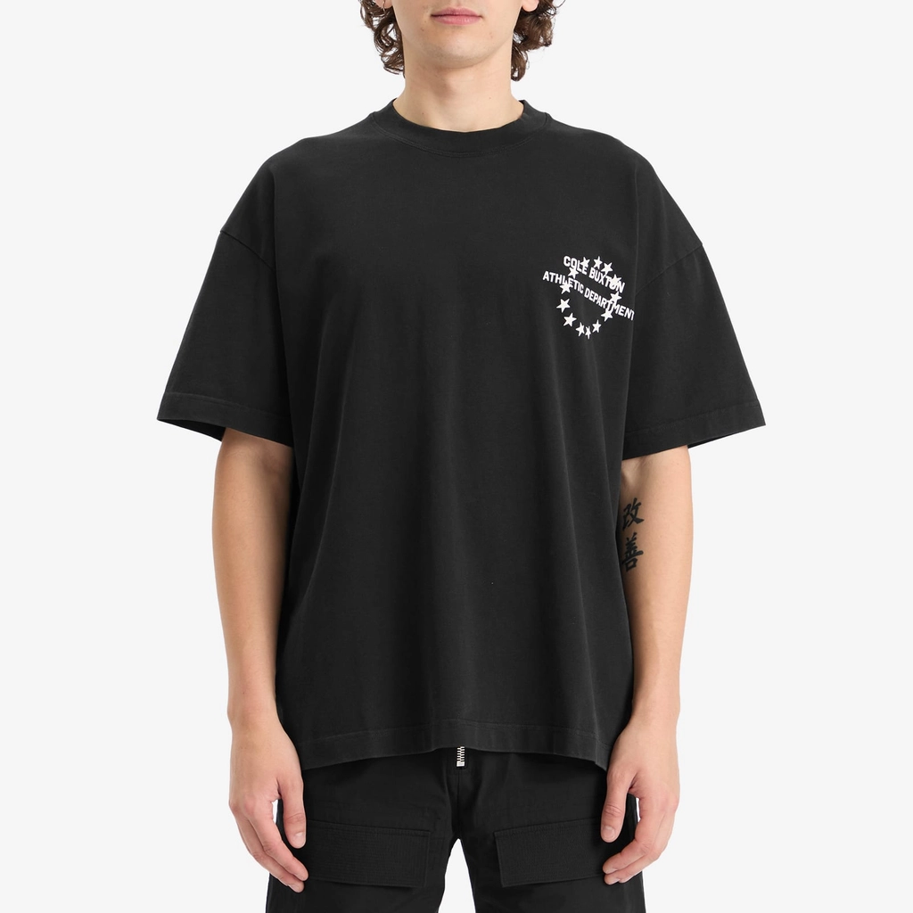 Cole Buxton Men's Athletic Department T-Shirt Vintage Black